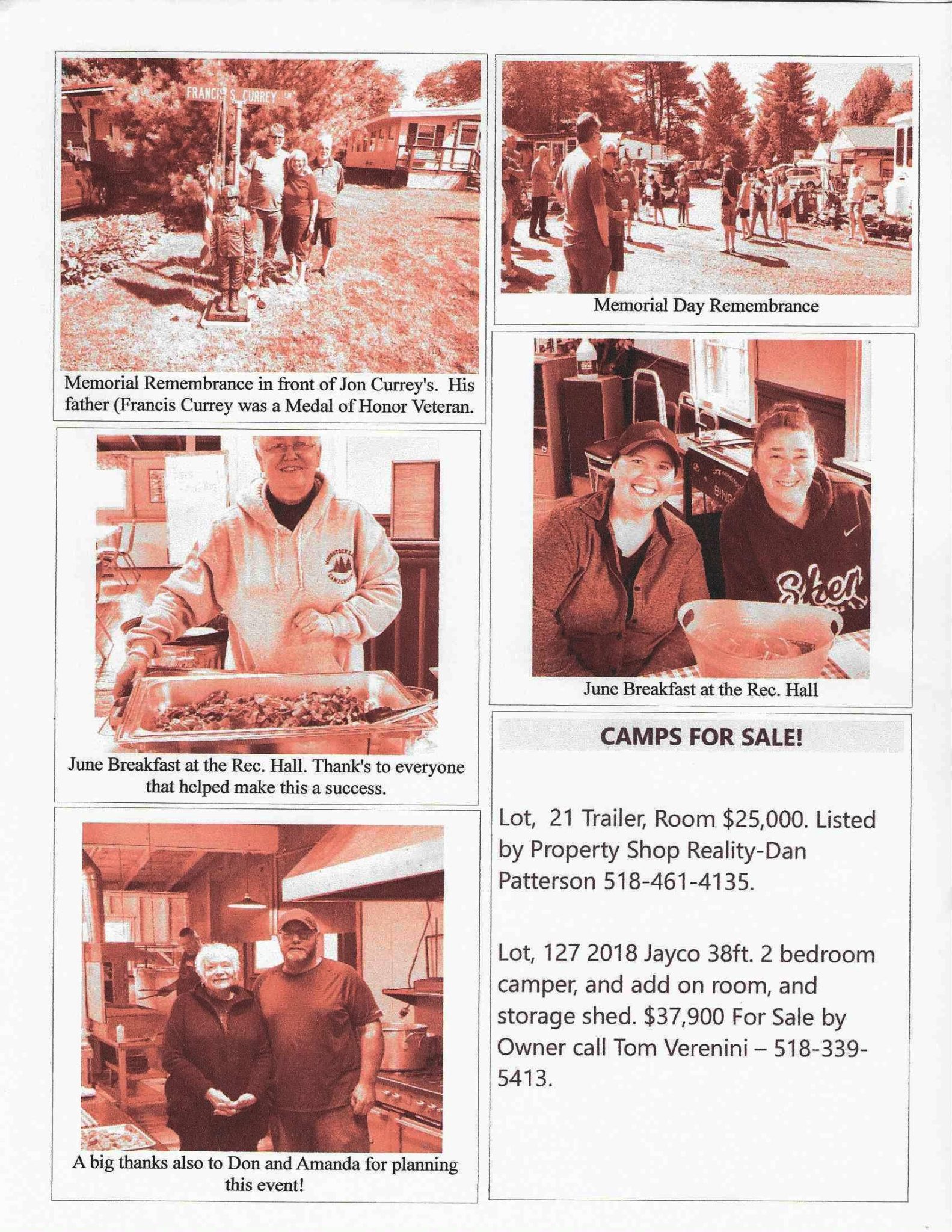 CAMP WOODSTOCK LAKE MESSENGER Woodstock Lake Camp Ground